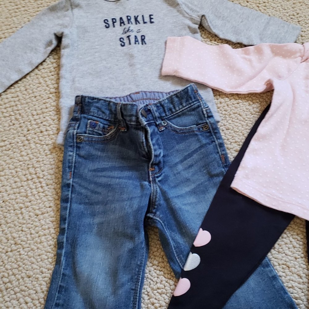 12m Girls Toddler Outfit Lot - Bundle (4+outfits)